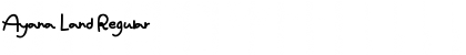 Ayana Land Font