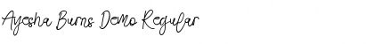 Download Ayesha Burns Demo Font Download Ayesha Burns Demo Font