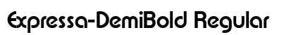 Expressa-DemiBold Regular preview