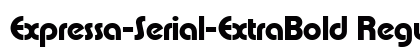 Expressa-Serial-ExtraBold Regular preview