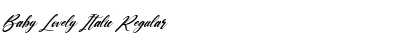 Download Baby Lovely Italic Font Download Baby Lovely Italic Font