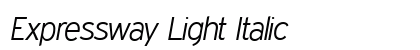 Expressway Light Italic preview