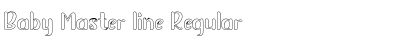 Download Baby Master line Font Download Baby Master line Font