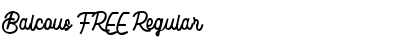 Balcous FREE Font