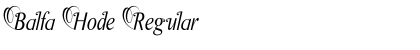 Download Balfa Hode Font Download Balfa Hode Font