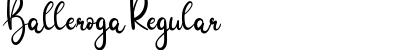 Download Balleroga Font Download Balleroga Font