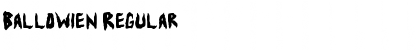 Ballowien Regular Font Ballowien Regular Font