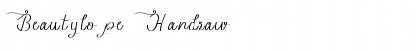Beautylope Handraw Font