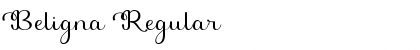 Beligna Regular Font