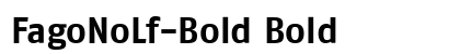 FagoNoLf-Bold Bold preview