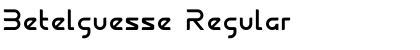 Betelguesse Regular Font