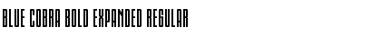 Blue Cobra Bold Expanded Font
