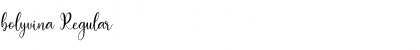 bolyvina Font