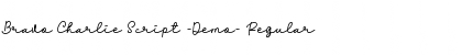 Download Bravo Charlie Script -Demo- Font