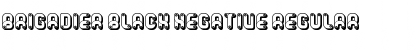 Brigadier Black Negative Font