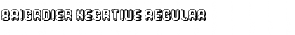 Brigadier Negative Font