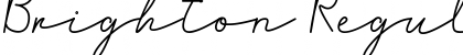 Brighton Regular Font Brighton Regular Font