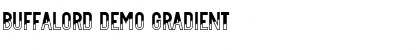 Buffalord Demo Gradient Font