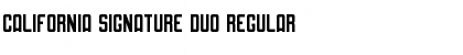Download California Signature Duo Font Download California Signature Duo Font