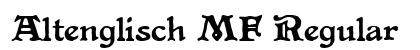 Altenglisch MF Regular