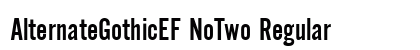 AlternateGothicEF NoTwo Regular