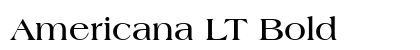 Americana LT Bold preview