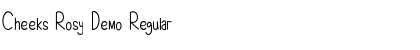 Download Cheeks Rosy Demo Font Download Cheeks Rosy Demo Font