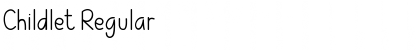 Childlet Regular Font Childlet Regular Font