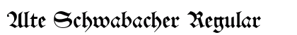 Alte Schwabacher Regular Preview