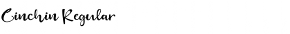 Cinchin Font