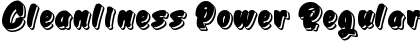 Download Cleanliness Power Font