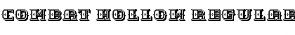 Combat Hollow Font