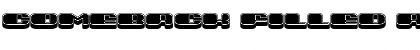 Comeback Filled Font
