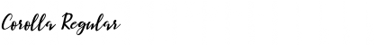 Corolla Font