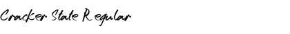 Cracker State Font