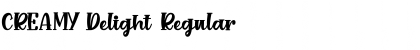 CREAMY Delight Font