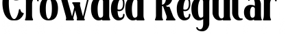 Crowded Font