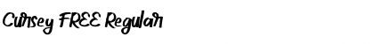 Cursey FREE Font