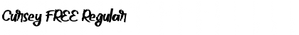 Cursey FREE Font