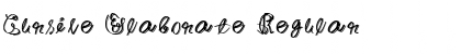 Cursive Elaborate Font