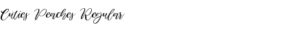 Cuties Peaches Font