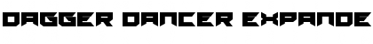 Dagger Dancer Expanded Regular Font