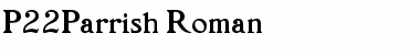 P22Parrish Roman Font