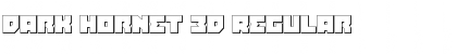 Dark Hornet 3D Regular Font
