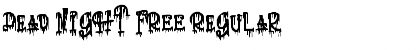 Dead Night FREE Font