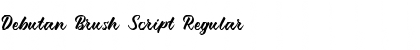 Download Debutan Brush Script Font Download Debutan Brush Script Font