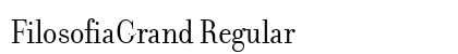 FilosofiaGrand Regular preview