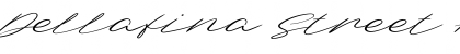 Dellafina Street High Italic Font