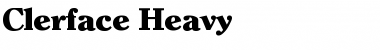Download Clerface-Heavy Font Download Clerface-Heavy Font