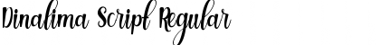 Dinalima Script Font